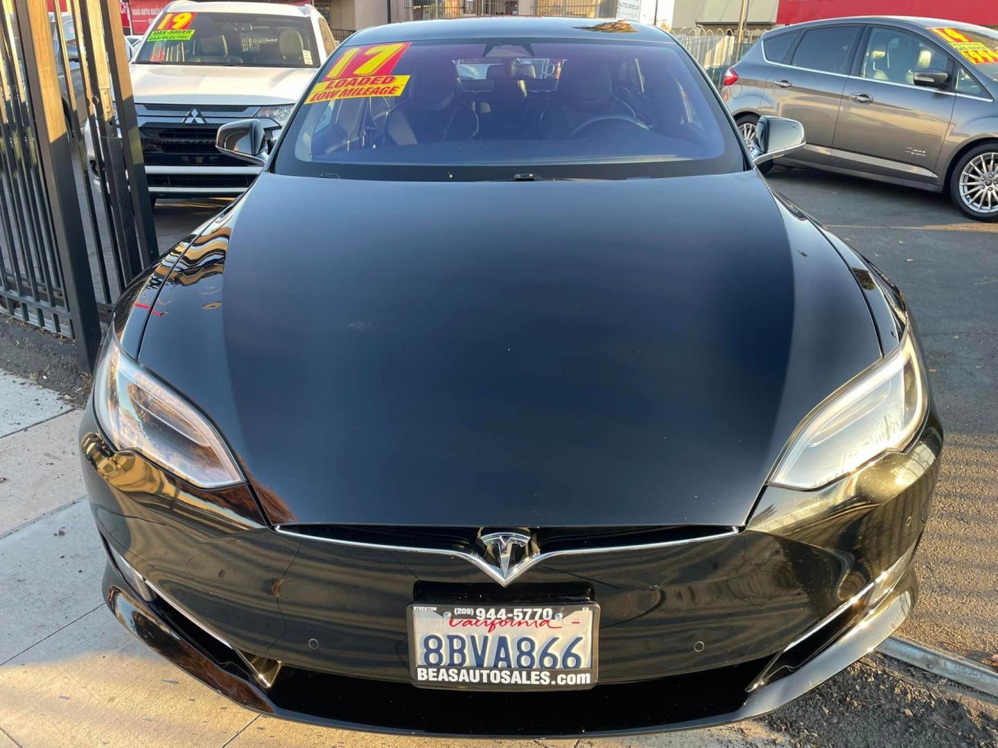 2017 BLACK /BLACK Tesla Model S (5YJSA1E19HF) , located at 744 E Miner Ave, Stockton, CA, 95202, (209) 944-5770, 37.956863, -121.282082 - Photo#2